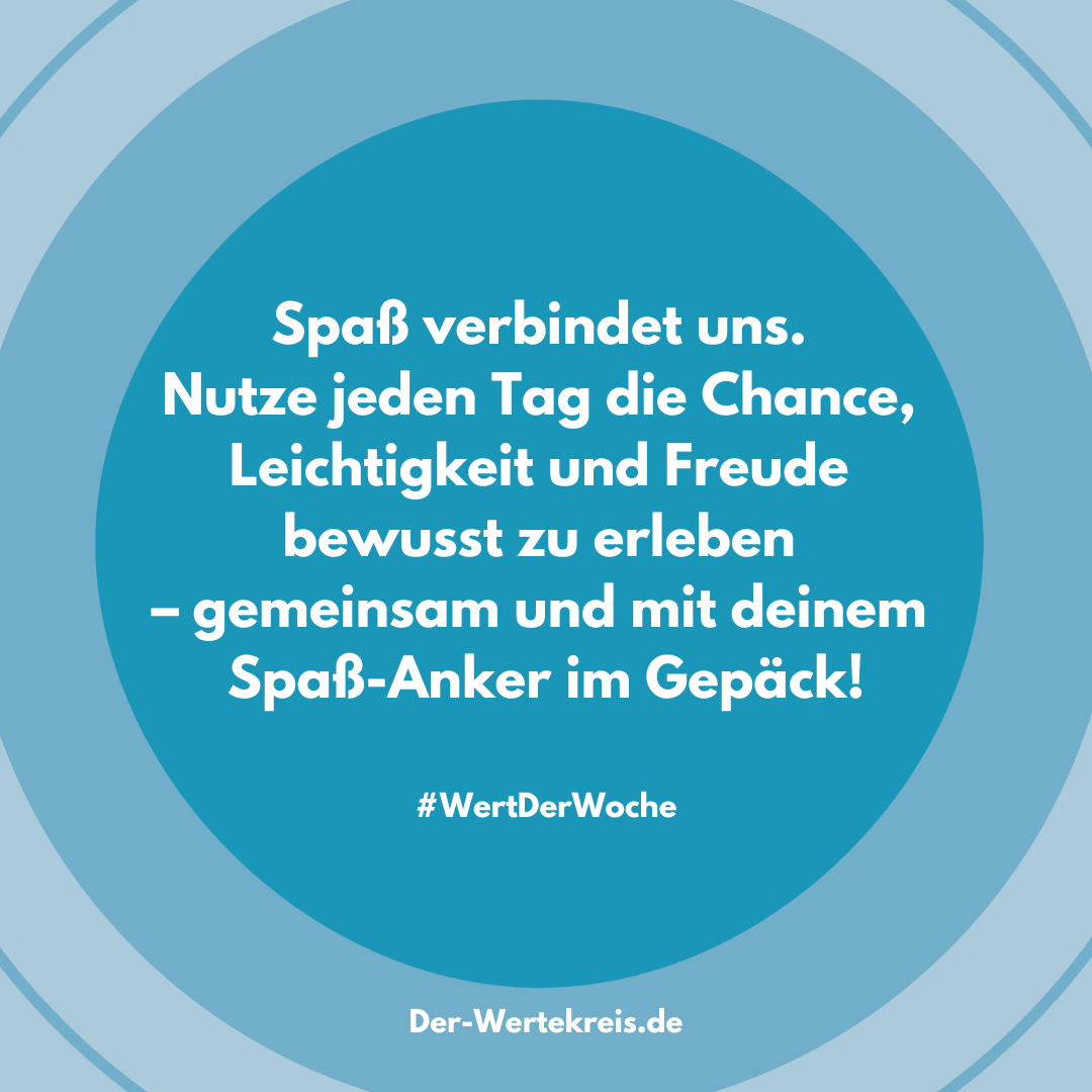 Recap #WertDerWoche Spaß haben